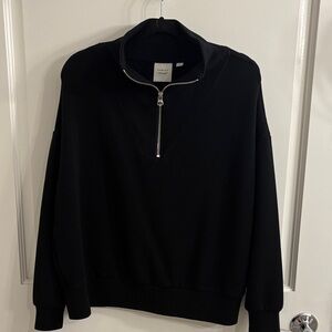 Yarley-Worn Twice! Black Zip-Up